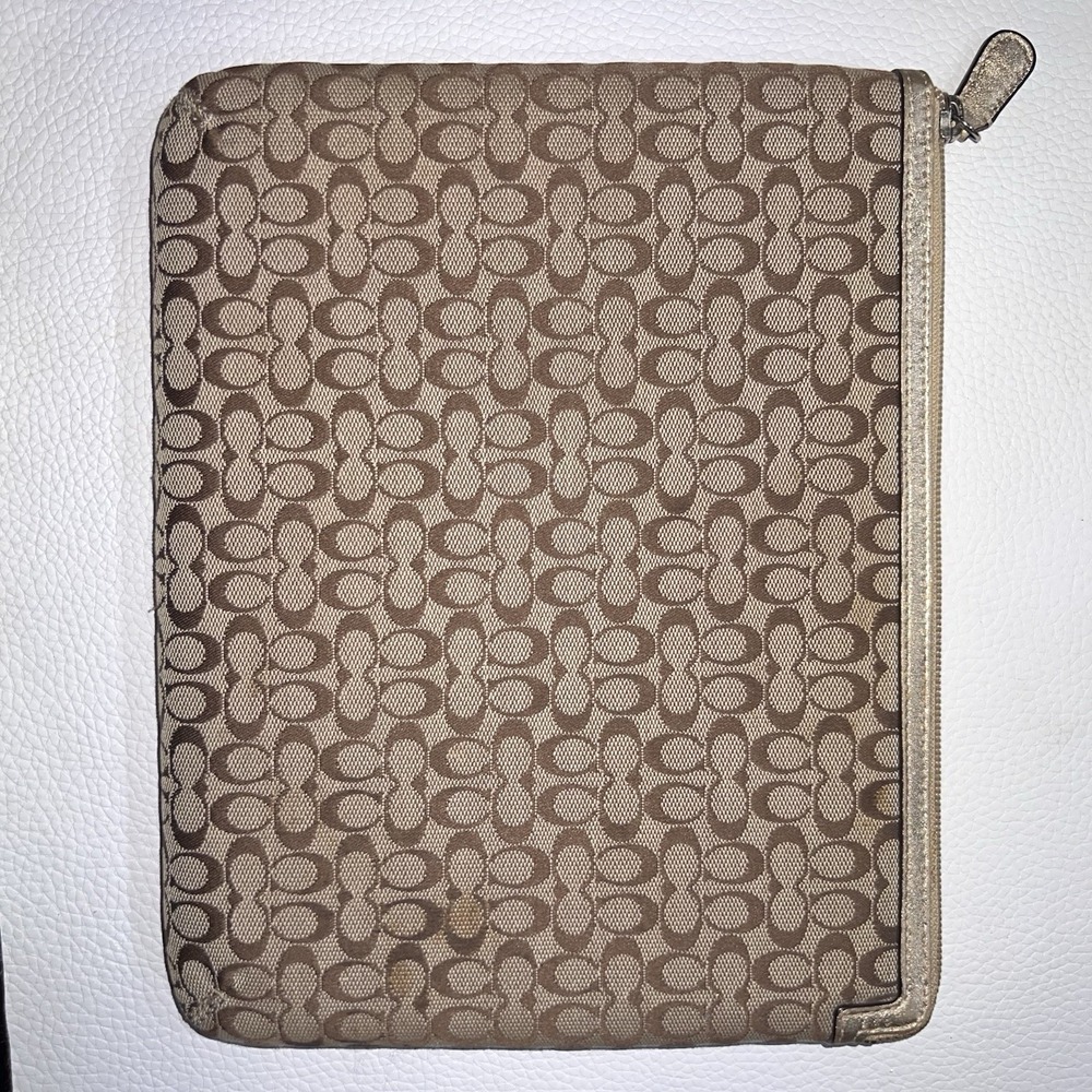 Coach Bag iPad Case Pink Multicolor, Model F62465